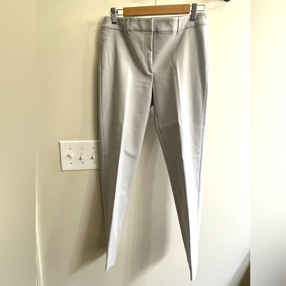 WHBM Stone color slim ankle pants